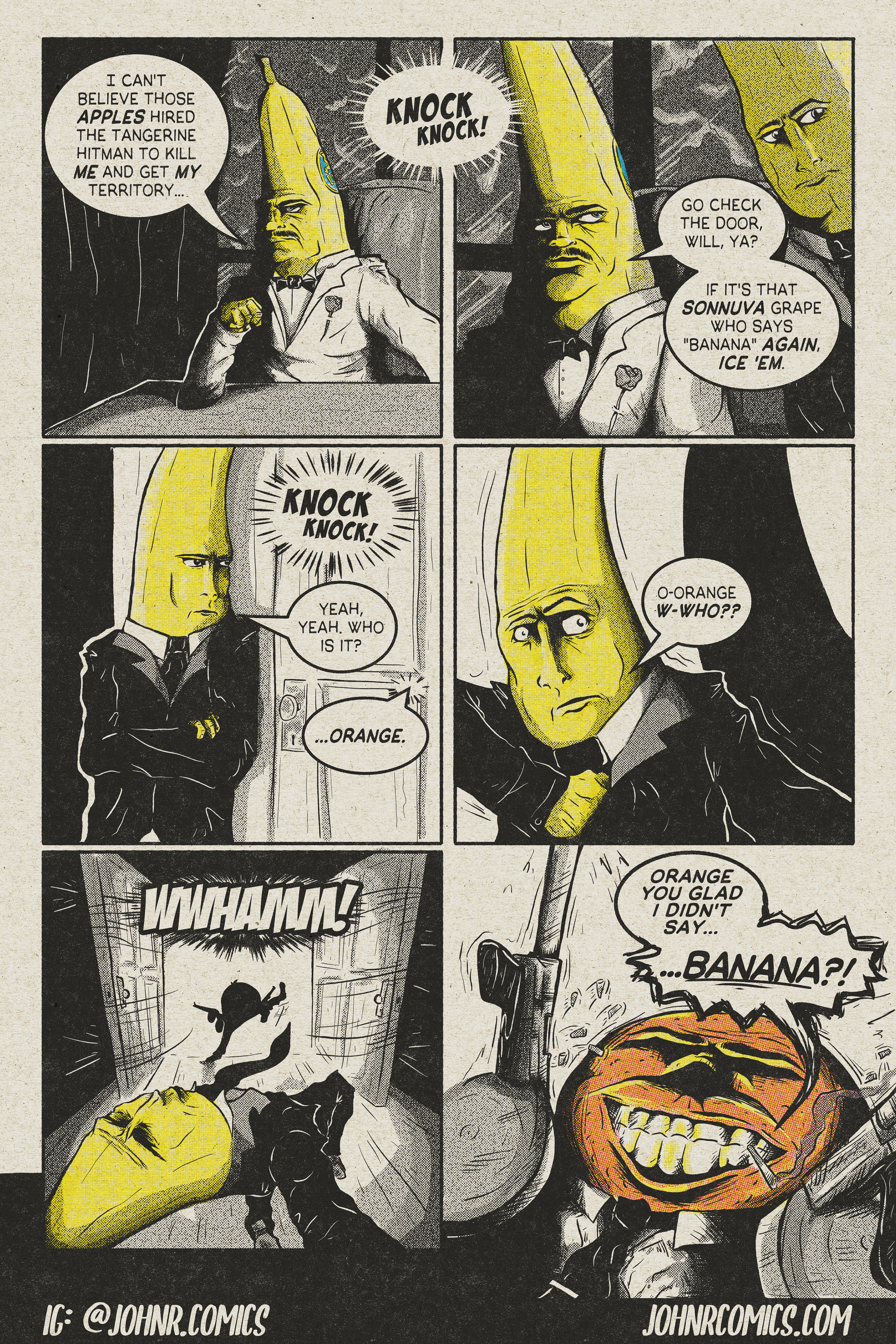 Banana crime.